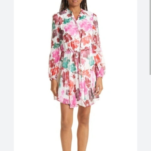 Milly Reina Watercolor Dress